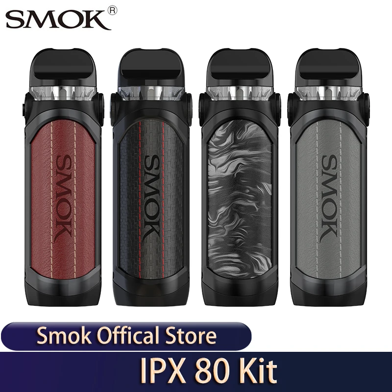 SMOK-Kit de vapeo para cigarrillo electrónico, Kit de vapeo con batería integrada de 80W, 3000mAh, 5,5 ml RPM, 2 Pod, IPX 80