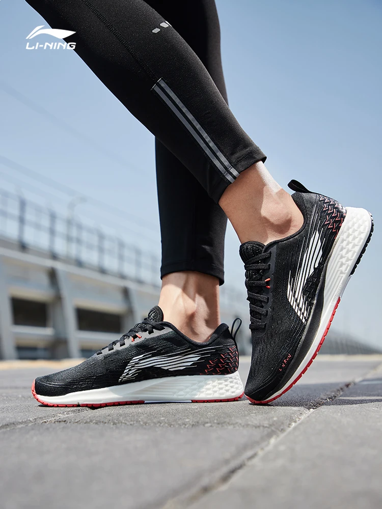 Li-Ning/Женская Базовая обувь для гонок легкая бега спортивная из ТПУ с подкладом