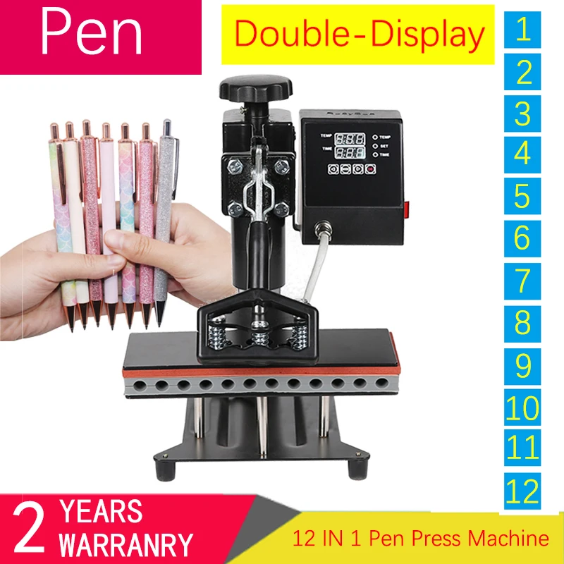 

15x15CM Double Display Label Heat Press Machine Sublimation Swing Heat Transfer Machine Label Printer DIY
