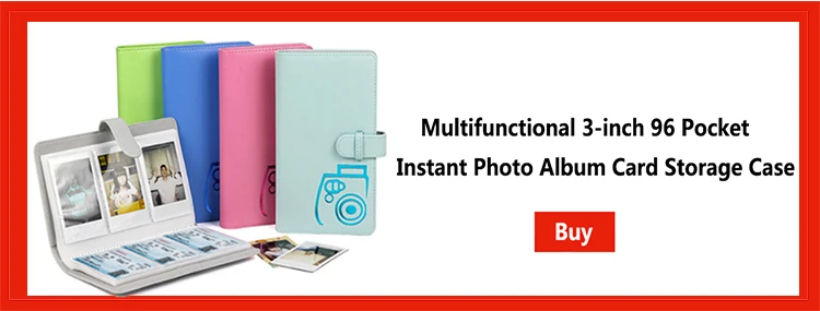 3" inch Photo Albums 84-pocket Photo Book Fujifilm Instax Mini Film 7s 8 25 50s Photo Picture Frame Business Card Holder