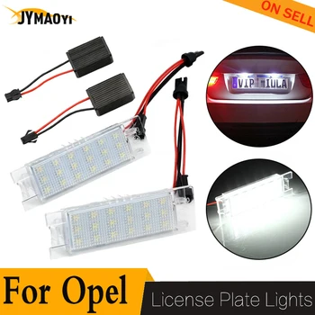 

2 pcs Led License Plate Light Led Auto Tail Lights Luces car number plate lamp for Opel Astra H J Insignia Zafira B Corsa C D E