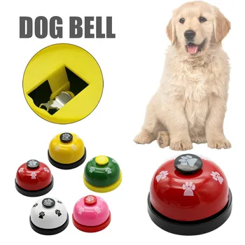 

Pet Dog Training Metal Bell Dog Trainings Dogs Pets Accessories Non Rubber Bottoms Interactive Toys Collar Adiestramiento Perro