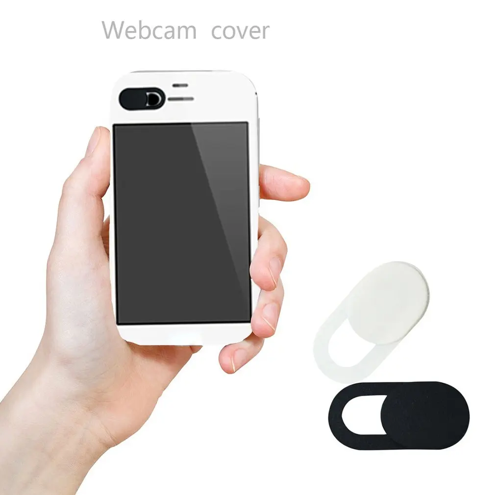 Универсальный Пластиковый черный чехол для веб-камеры, магнитный слайдер, чехол для камеры для IPhone, ноутбука, мобильного телефона, стикеры для конфиденциальности