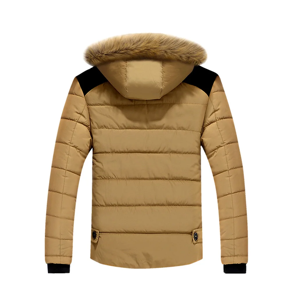 Nueva chaqueta de invierno para hombre catido con capucha gruesa chaqueta Parker chaqueta a prueba de viento sudadera