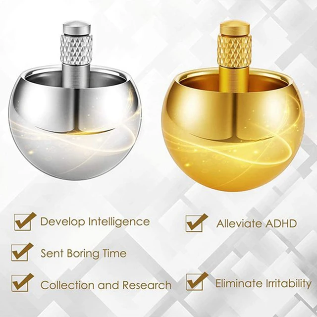 Tippe Top Metal Flip Over Top Stainless Steel Spinning Top Amazing Toy Gift 4