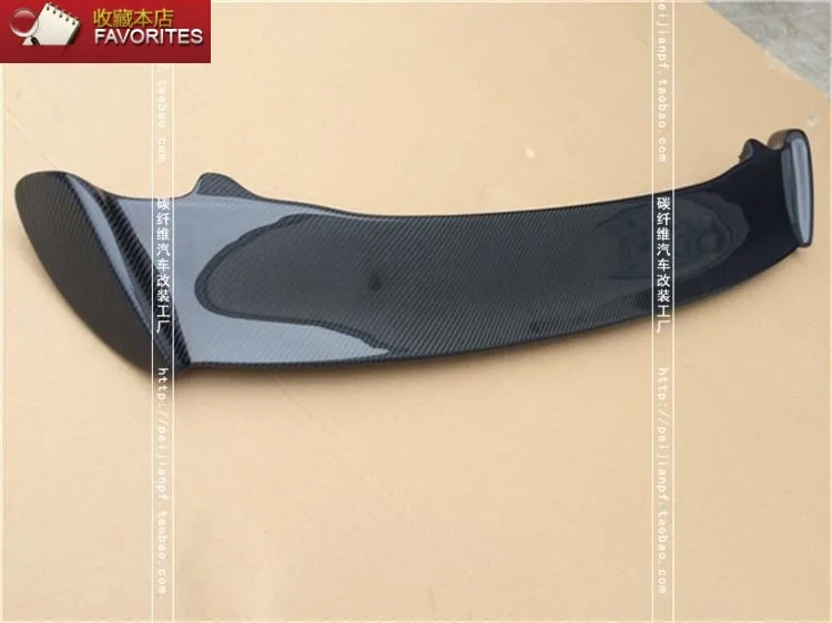 Подходит для HONDA Fit 2008-2013 углеродного волокна задний спойлер заднее крыло
