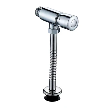 

Zinc Alloy Manual Home Multifunction Hand Pressing Bathroom Toilet Office Easy Install Practical Urinal Flush Valve Durable