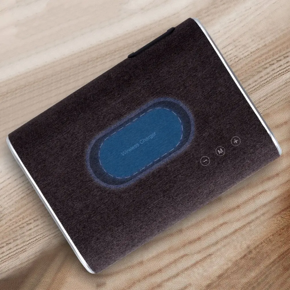 Смарт-Беспроводной Зарядное устройство Bluetooth Динамик стерео музыкальный плеер Портативный для путешествий Быстрый зарядный адаптер для мобильных телефонов