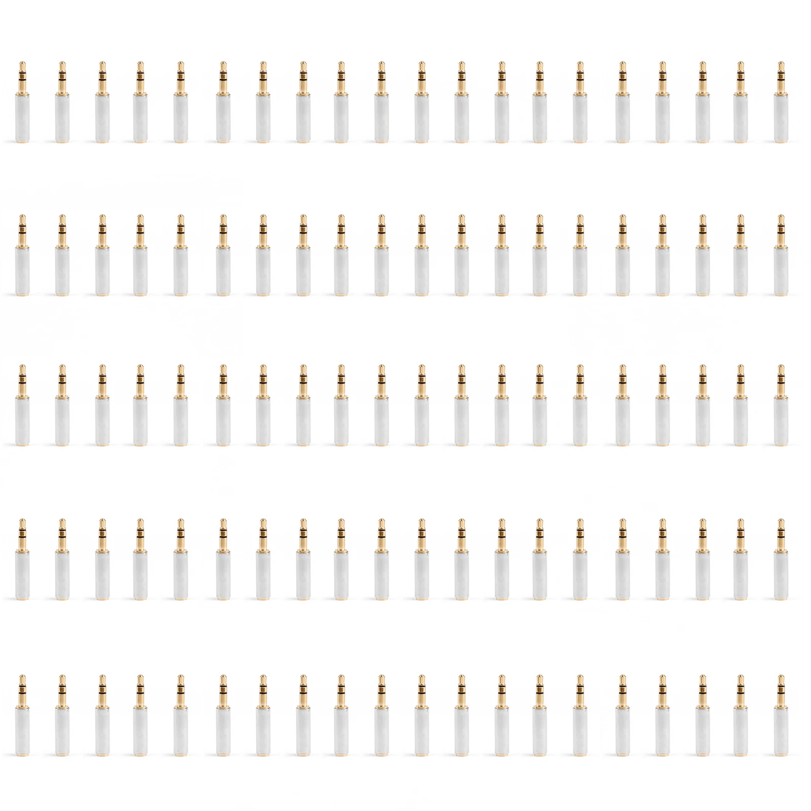 Artudatech 100Pcs 3 5mm Female to 3 5mm Male Plug Stereo Audio Connector For Headphone Adapter Converter Jack Parts