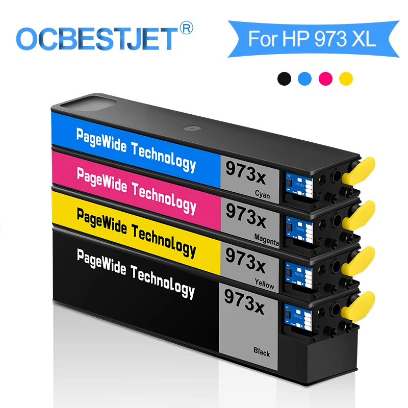 Cartuccia D'Inchiostro Compatibile Ocbestjet Per Hp973 Hp 973 973X 973Xl Pagewide Pro 352Dw 377Dw 452Dn 452Dw 477Dn 477Dw 552Dw 577Dw 577Z