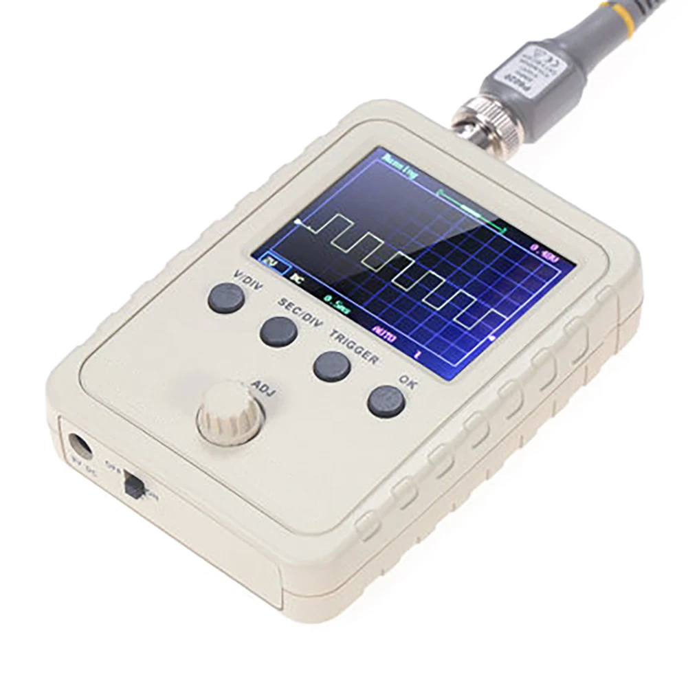 DSO150 Полностью Собранный DIY цифровой осциллограф комплект с корпусом с зондом 9V 1A адаптер питания