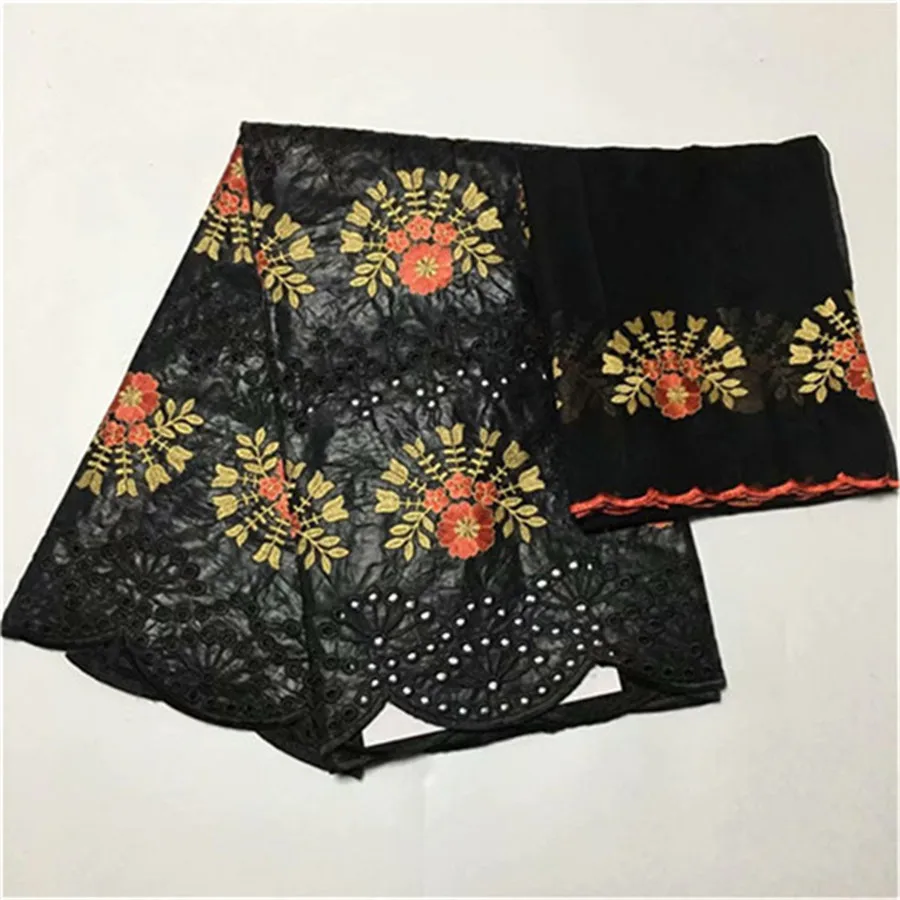 STILL FLY/горячая Распродажа, Африканское парчовое платье из ткани, модные женские кружевные ткани из шелка и шифона, 5+ 2 ярдов/партия