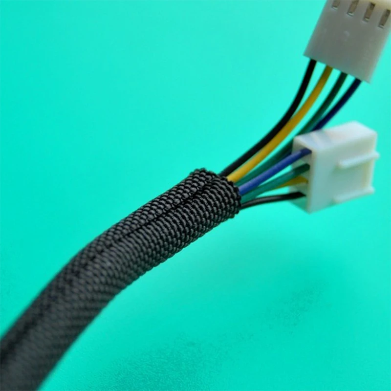 Расширяемый плетеный кабельный рукав ПЭТ самозакрывающийся изолированный гибкий трубный шланг защита провода