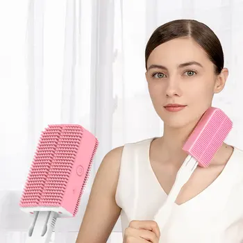

Electric Bath Brushes Refreshing Super Soft Bristles Foaming Fast Vibration Massage Silicone Shower Brush