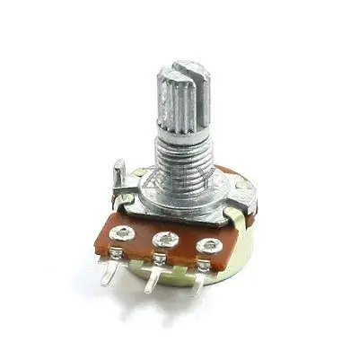 

Type B 100K Ohm 6mm Split Shaft Single Turn Rotary Taper Potentiometer