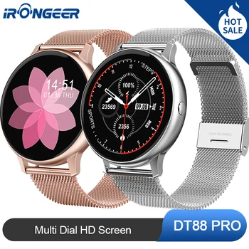 

2020 New DT88 Smartwatch IP68 Waterproof Wearable Device Heart Rate Monitor Sports Smart Watch For Android IOS Long Standby