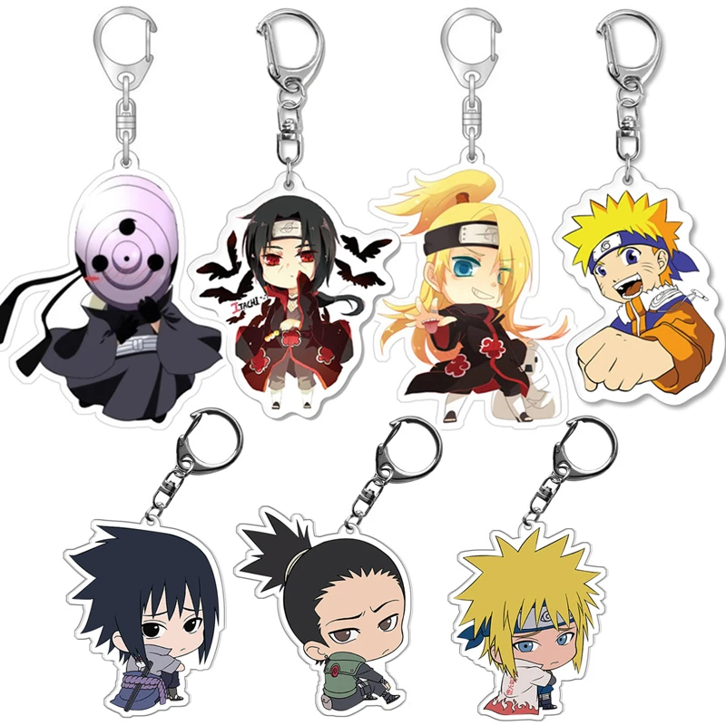 Naruto ナルト フィギュア かわいいアクセサリー 漫画のキャラクター うちはイタチ サスケ 子供向けの車のおもちゃ ギフト Null Aliexpress
