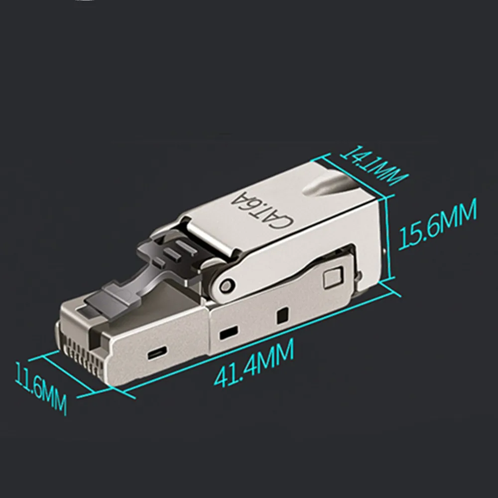 Ethernet коннектор RJ45 высококачественный адаптер экранированный Кристальный модем