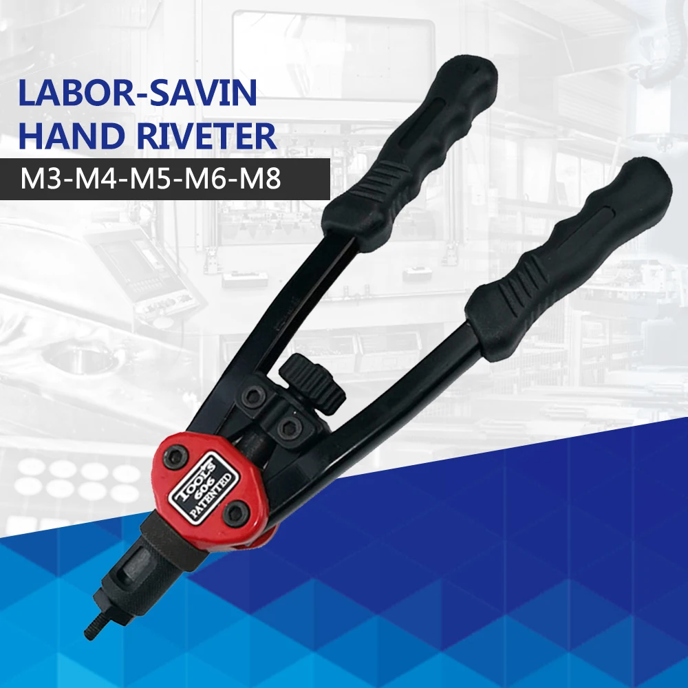 Riveter Gun Tool Hand Insert Rivet Nut Tool Manual Rivet Machine Riveting with Nuts Labor-savin Hand Riveter M3 M4 M5 M6 M8 rivet gun,rivet nut tool,rivet gun set