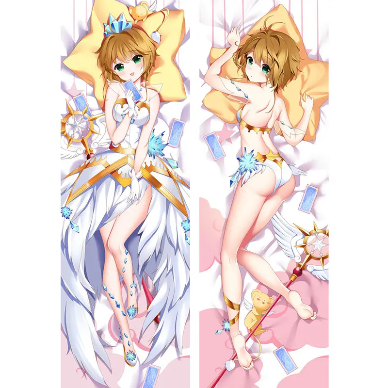 Аниме Card Captor Sakuraes Наволочки Dakimakura Чехол CCS сексуальные девушки 3D двухсторонняя постельные принадлежности обниматься тела Чехол CS01