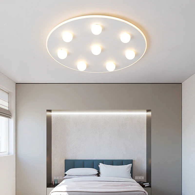 

NEO Gleam New Modern led ceiling lights for living room bedroom study room white finished ceiling lamp 90-260V Freee shipping