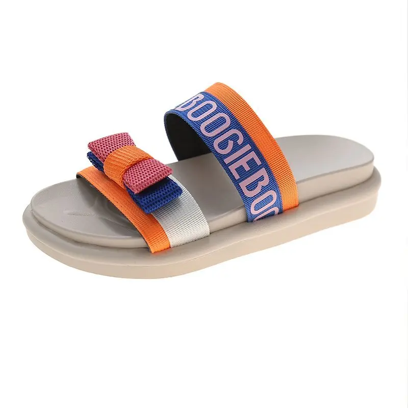 

Womens Slippers 2021 Summer Slippers Soft Slides High Top Flat Slipper Shoes Lady Party Low Heel Comfortable Breathable Sandals
