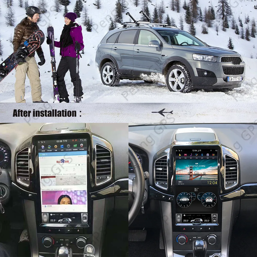 Автомагнитола для Chevrolet Captiva мультимедийный стерео проигрыватель Android 2013 2017 PX6 tesla