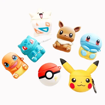 

Baby Pokemon Case for Airpods 1 2 Pro 3D Silicone Cute Cartoon Anime Earphones Protective Cover For Apple Airpod Eaphones
