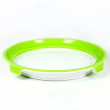 Круглый лоток для хранения пищевых продуктов, пластиковая коробка для упаковки пищевых продуктов, наборы контейнеров для хранения, пластиковый лоток, крышка для пищевых продуктов Hogard