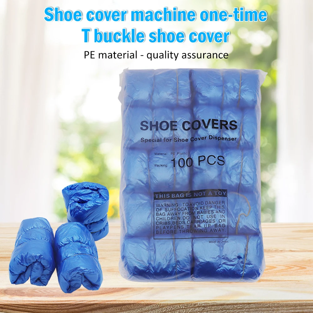 Disposable Plastic Thick Outdoor Rainy Day Carpet Cleaning Waterproof Shoe Cover 