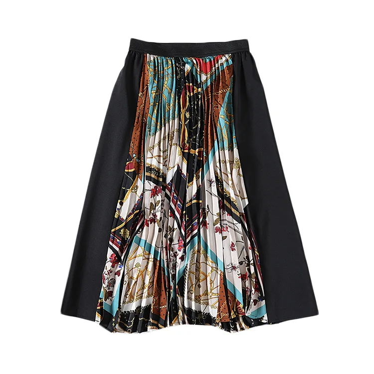 

A Generation of Commuting-Style High-waisted Slimming Mid-length A- line Chiffon Skirt Entity