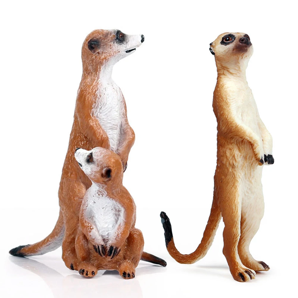 Моделирование стоя Сурикат дикие фигурки животных Настольный орнамент детская игрушка