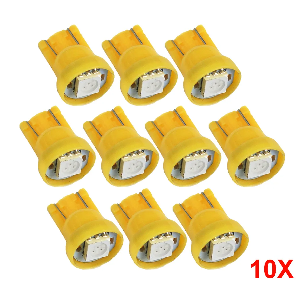 10 шт. T10 клин 5050 SMD Автомобильный датчик светодиода индикаторы кластера 147 152
