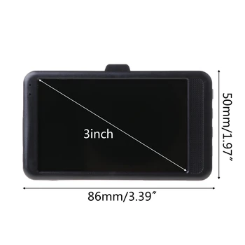 

3 Inches 1080P VGA DVR AVI Car Night Vision Driving Recorder Video Camera 203D