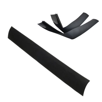 

2pcs 21 Inches Stove Counter Gap Cover Easy Clean Stovetop Gap Filler Sealing Spills Tape Sealing Strip Kitchen Tool (Black)