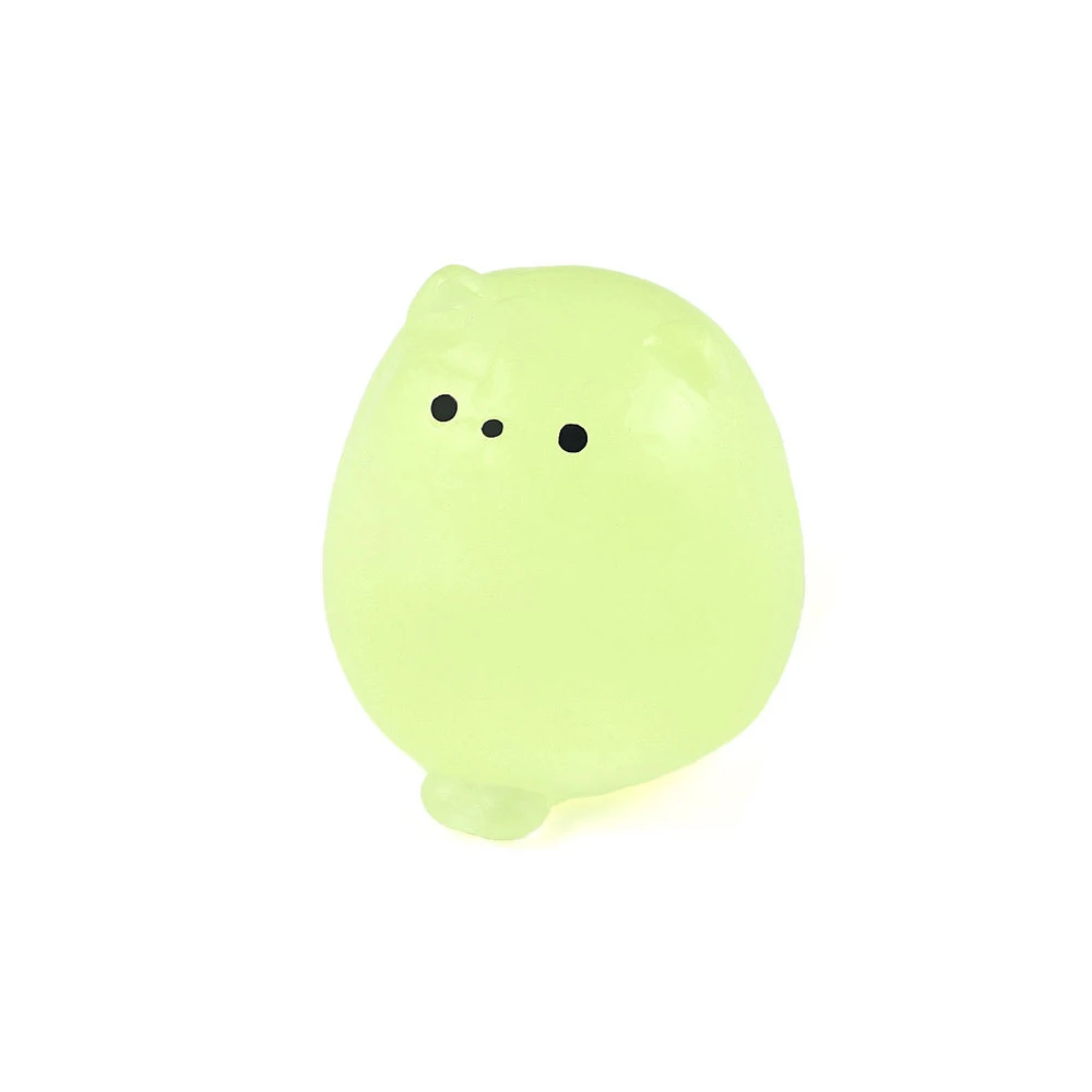 fidget snapper Luminous Mochi Spongy Squishy Fidget Toys Kawaii Mini Animal Soft Cute Fun Squeeze Popit Sensory Antistress Healing Toy for Kids stress squeeze toy Squeeze Toys