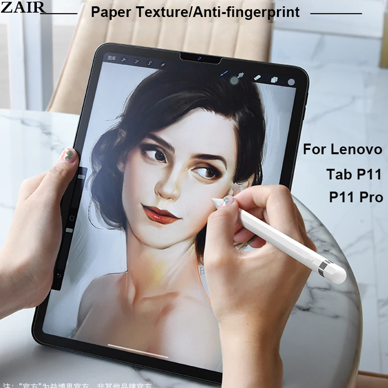 Для Lenovo Tab P11 TB-J606F бумажная Защитная пленка для сенсорного экрана с защитой от