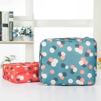 

1Pcs Zipper Style Oxford Cloth Makeup Bags for Women Multifunction Toiletries Organizer Waterproof travel Cosmetic Bag