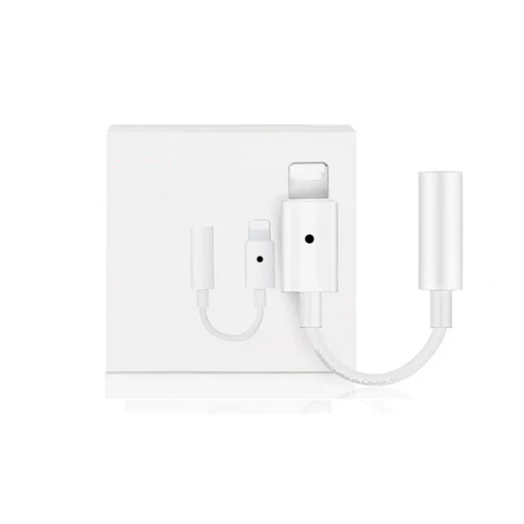 Headphone adapter audio converter is suitable for iphone headset conversion line mobile phone line control adapter