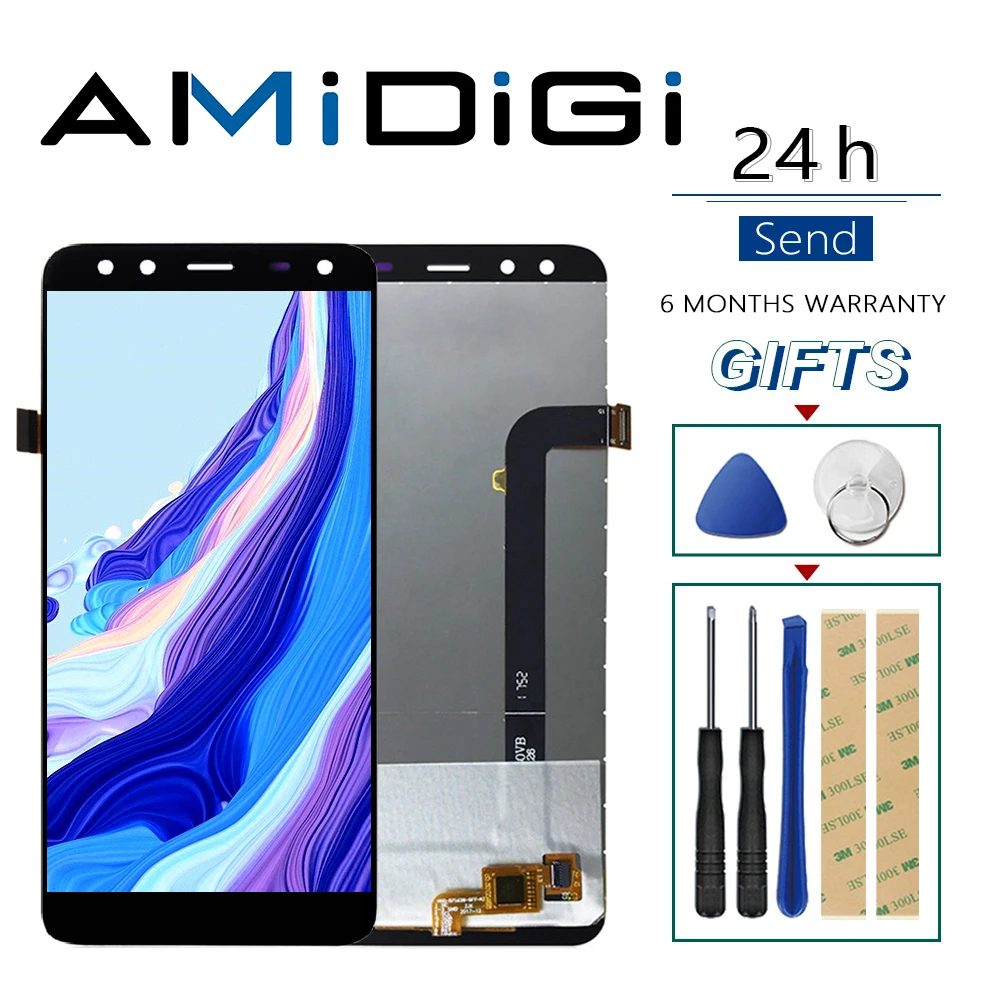 ЖК-дисплей + дигитайзер сенсорного экрана для Leagoo S8 запасные части 720*1440 ЖК-экран