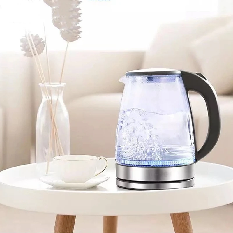 Glass Electric Kettle Automatically Auto-Power Off Stainless Steel Anti-Hot Electric Kettle Household Kitchen Appliances EU Plug