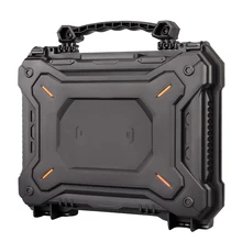 Tactical 32cm 12.6Inch Pistol Hand Case with Foam Padded Military Shooting Gun Magazine Protective Box Accessories Camera Case