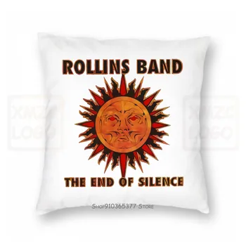 

Rollins Band The End Of Silence Black Pillow case Men Shirt Rock Band Tee Women Men