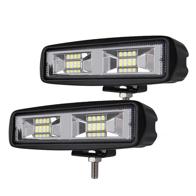 Nlpearl Car Light Assembly Led Fog Lights off road 4x4 48W Spot Beam Led Light Bar For Trucks Jeep ATV SUV DRL LED Spotlight - Цвет: 2PCS 48W Lamp