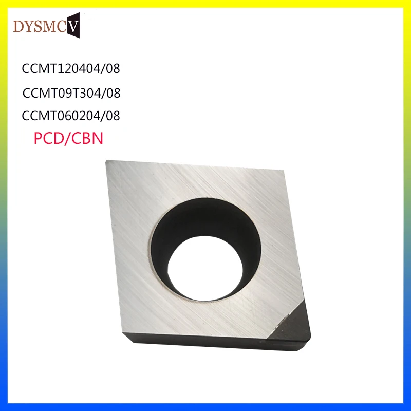 

Алмазный режущий инструмент CCMT120404 PCD, CCMT 120408, 2 шт.