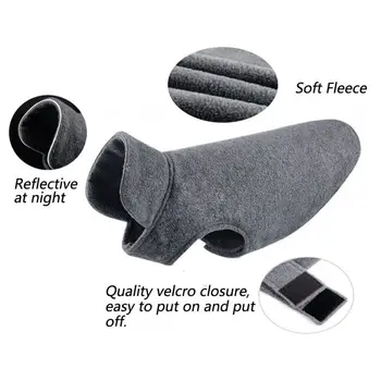

Dog Coat Jacket Warm Coat Windproof Pet Autumn And Winter Wool Dog Clothes Brown Blue Red Variety Size Dog Supplies For Puppy