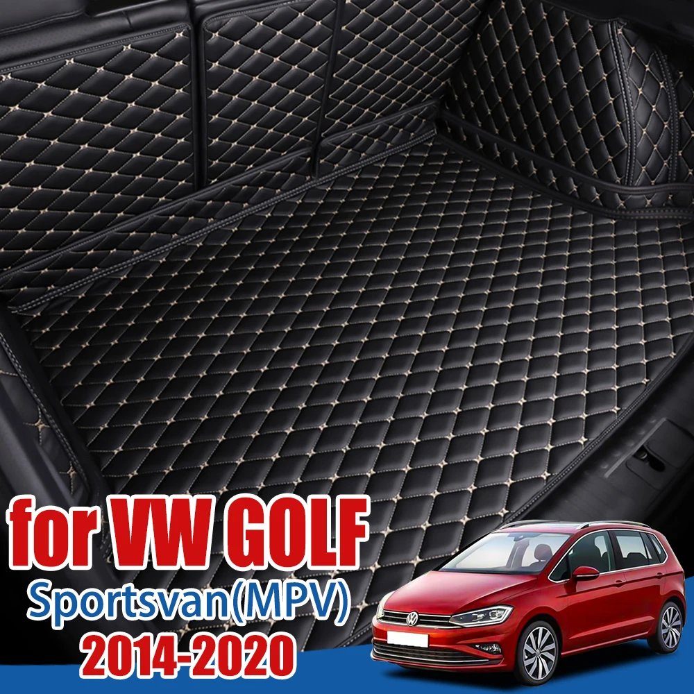 Багажнике лоток протектор для пола Volkswagen VW Golf Sportsvan Golf7 плюс Mk7 MPV Субару Outback 2014 2020 Коврики багажника