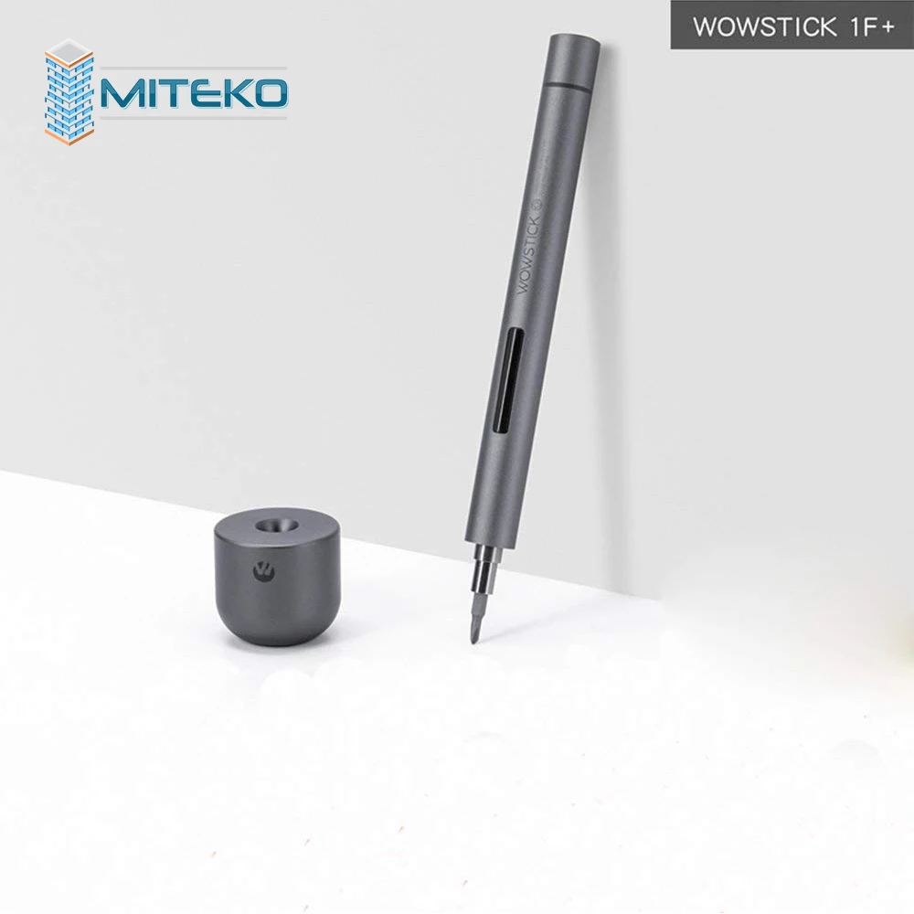 Отвертка перезаряжаемая, Wowstick 1f pro Miteko литиевая Прецизионная отвертка Wowstick 1F+ со светодиодный светильник и магнитным ковриком