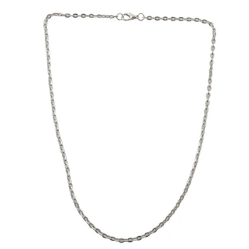 

Jewelry Men's Ladies necklace, stainless steel necklace, silver - width 3mm - length 45cm