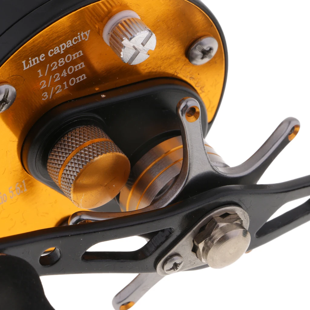 

Trolling Fishing Reel Jigging Saltwater Big Game Drum Boat Casting Reel 15lb